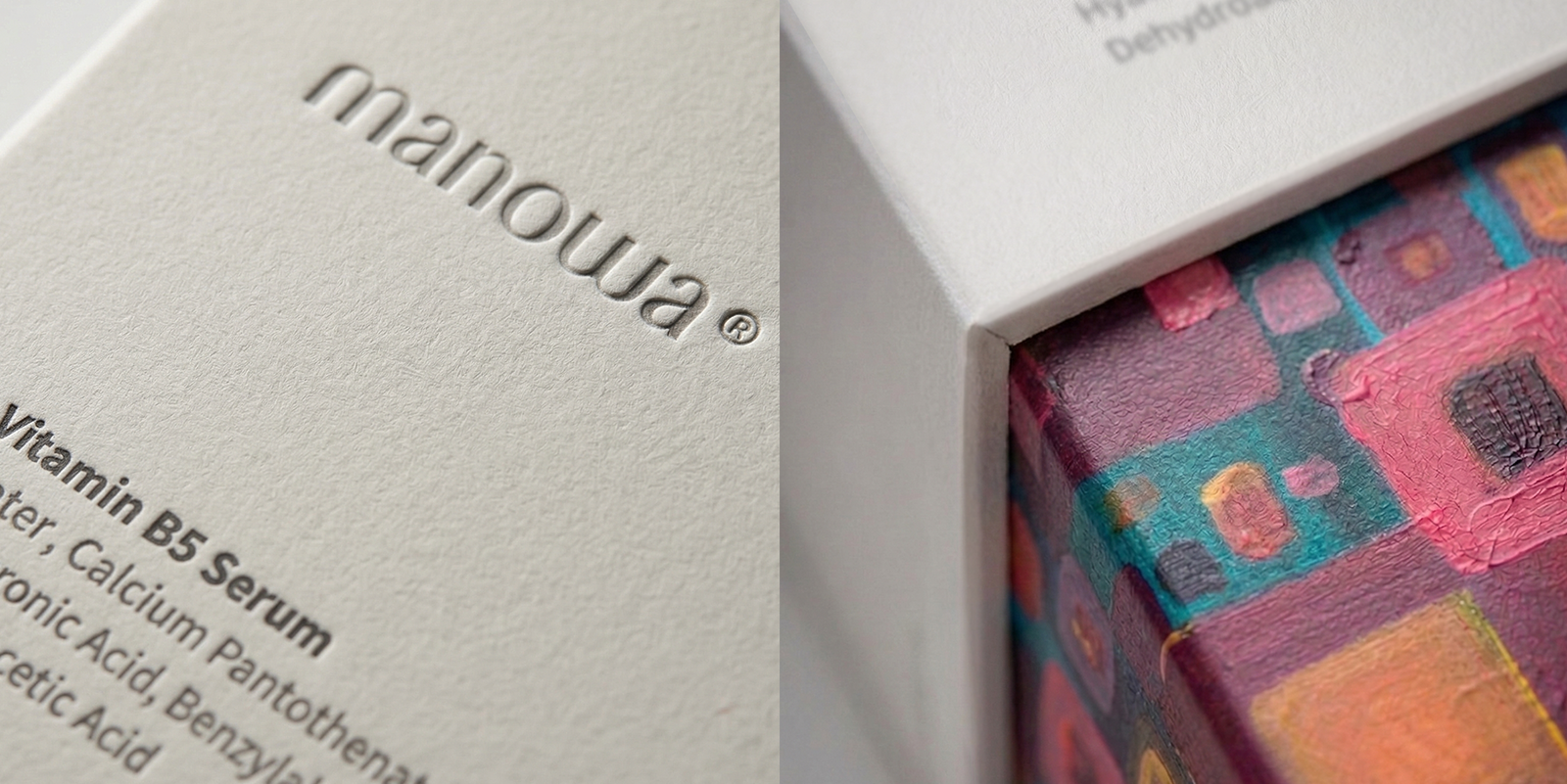 Projekt opakowania beauty manowa